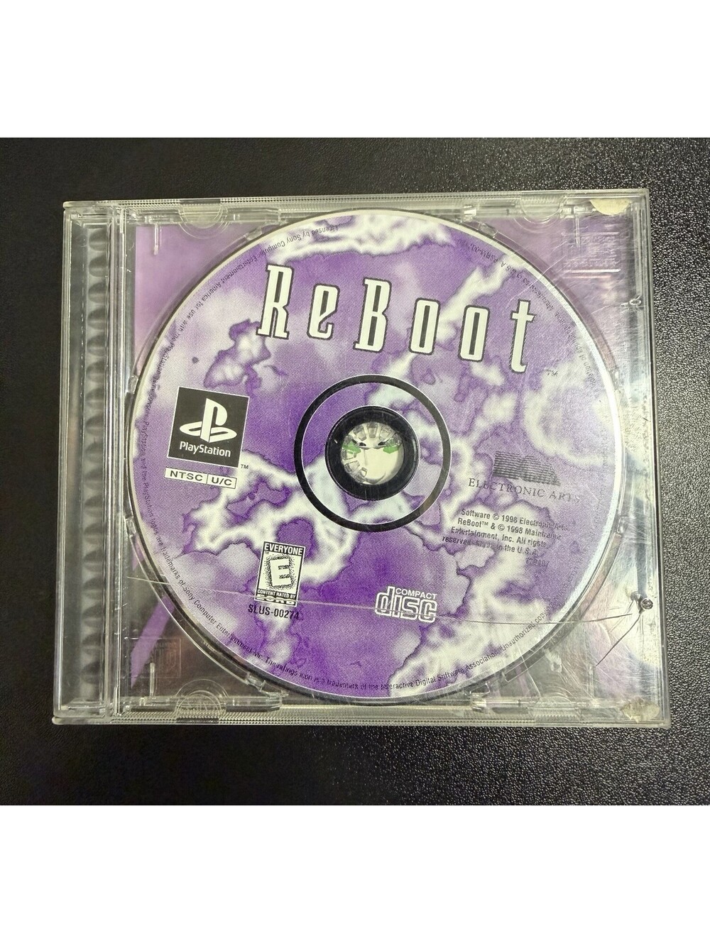 ReBoot (Sony PlayStation 1, 1998) PS1 Electronic Arts Back Cover Art No Manual